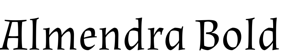 Almendra Bold cкачати шрифт безкоштовно